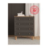 Teen & Bright %100 MDF Soho 4 Çekmeceli Şifonyer - Antrasit