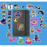 Teen titans go sticker paketi/bullet journal defter çıkartma ajanda laptop etiket