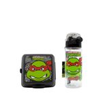 Teenage Mutant Ninja Turtles Lisanslı Ninja Turtles 500 ml Matara Ve Dört Bölmeli Beslenme Kabı Seti