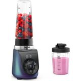 Tefal 1000 Watt 8 Otomatik Programlı Güçlü Mini Smoothie Blender - Hediyeli Sınırlı Sayıda - Beyaz
