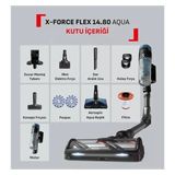Tefal 240 Air Watt Yüksek Emiş Gücü Bükülebilir Boru Akıllı Dijital Kontrol Ekranlı Şarjlı Dikey Süpürge X-Force Flex 14.80