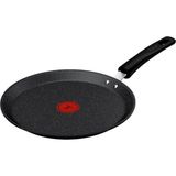 Tefal 25 cm Krep Tavası Siyah Renk Yapışmaz Taban ve Titanyum Kaplama ile Tek Parça