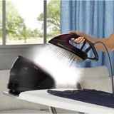 Tefal 2600W 7,5bar Ultra Yüksek Basınç Teknolojili Premium 560G/DK Ultra Güçlü Buhar Kazanlı Ütü Mor, Luciole Lambader - Mor - Siyah