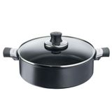 Tefal 28 cm Titanyum 1X EarlyPlus Tabanlı Kısa Tencere