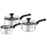 Tefal 3 Parça Comfort Max Paslanmaz Çelik Tencere Tava Seti