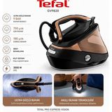 Tefal 3000 W Güçlü Buhar Kazanlı Ütü, 9 Bar Basınç, LED Aydınlatmalı Uç, Otomatik Buhar Kontrolü, Dikey Buharlama ve Kolay Kayan Taban - Siyah
