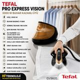 Tefal 3000 Watt Gücü Durilium Airglide Autoclean Taban ile Pro Express Vision Buhar Kazanlı Ütü - Kahverengi