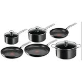 Tefal 6'Lı Tava Seti, Tencereler, Tencereler, İndüksiyon, Yapışmaz Kaplama, Ağır Hizmet Tipi Sap, Termal Sinyal Isıtma Göstergesi, Intensium E589s617, Yapışmaz Kaplama