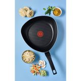 TEFAL B55655 Titanyum 1X SimpleCook Derin Üçgen Tava 26 cm