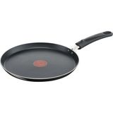Tefal B56710 Titanyum 25 cm Krep Tavası - Alüminyum Yapışmaz Kaplama, Siyah Renk, 1 Adet