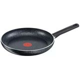 Tefal C2640602 Brut Tava, Siyah, Siyah, 28 Cm