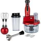 Tefal Cam Blender Seti Doğrama, Çırpma, Parçalama, Buz Kırma Güçlü 1500W Motor + Luciole Lambader - Kırmızı