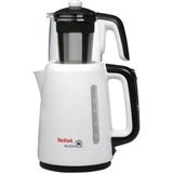 Tefal Cam Demlikli Çay Makinesi, 0.9 L Kapasiteli Cam Demlik, 1.9 L Su Isıtıcı Haznesi, Şık Tasarım, Otomatik Kapanma, Onerous Marka Hediyeler - Beyaz