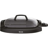Tefal CB6A0830 Plancha Elektrikli Izgara – 2000W, Yapışmaz Alüminyum Plaka, Thermo-Signal Isı Göstergesi, Kolay Temizlik - Siyah
