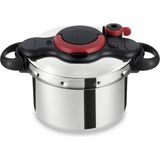 Tefal Clipso Minut' Easy 6 Litre Düdüklü Tencere - 1510001237 - Gümüş