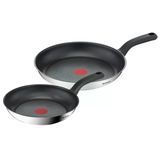 Tefal Comfort Max 2 Adet Tava Seti, Power Resist Sızdırmazlık, Thermo-Signal, Thermo-Fusion Taban, Her Tür Ocak İçin, Ergonomik, Rahat Kulp, Kolay Temizlenebilir, Paslanmaz Çelik, G726s204