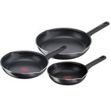 Tefal Day By Day On 3 Parçalı Tava Seti 20/24/28 Cm, Yapışmaz Kaplama, İyi Kızartma Sıcaklığında Termal Sinyal, İndüksiyon İçin Uygun Değil, Dökme Ağızlı Derin Şekil, Alüminyum, B56490
