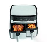 Tefal Dual Pişirici Easy Fry & Grill 5,2 Lt Xxl İki Sepetli Yağsız Havalı Fritöz (Lambader Hediye)