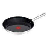 Tefal Duetto Tava 28 Cm, Go Ceram Seramik Yapışmaz Kaplama, Termal Sinyal, Perçinli Sap, Her Türlü Sobaya Uygun, Dayanıklı, Paslanmaz Çelik, G7660634
