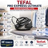 Tefal Durilium Airglide Autoclean Ultra-Ince Taban ile Pro Express Ultimate 2600 W Buhar Kazanlı Ütü - Siyah - Gümüş