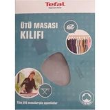 Tefal Düz Gri Ütü Masası Kılıfı Bezi %100 Pamuk Keçeli 140*52 Boyutları ile Dayanıklı