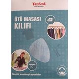 Tefal Düz Turkuaz Ütü Masası Kılıfı Bezi % 100 Pamuk Keçeli 140*52 Boyutlarıyla Uyumlu