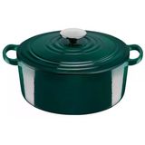 Tefal E2764604 Dökme Demir Güveç Tabağı, Yuvarlak, Orman Yeşili