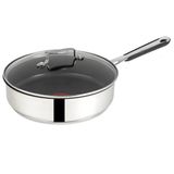 Tefal E30 Jamie Oliver İndüksiyon Sote Tavası 25 Cm Kapaklı 2 Parça -Set5- Sote Tavası Yapışmaz Kaplamalı, Hıgh Rım, Bulaşık Makinesinde