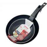 Tefal Easy Cook 20/26 cm Titanyum Kaplamalı Düz Tava Seti Mavi Renkli Dayanıklı Malzeme