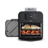 Tefal Easy Fry Fırın Ve Izgara 9'U 1 Arada Sıcak Hava Fritözü, 6 Porsiyon İçin 11 L, 7 Aksesuar, 8 Program, Çevrimiçi Tarifler, Yağsız Sağlıklı Fritöz, Hızlı Ve Enerji Tasarruflu, Siyah, Fw5018
