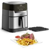 Tefal Easy Fry & Grill Xl 2 Si Bir Arada Hava Fritözü ve Izgara , Premium 8 Program, Zamanlayıcı, Onerous Mutfak Tartısı Hediye - Gümüş