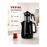 TEFAL Elektrikli Çay Makinesi Cam Çaydanlık Şarjlı Standlı Çay Seti 1.9 L Kettle Uyumlu Gizli Rezistanslı