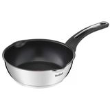 Tefal Emotion E3003404 Paslanmaz Çelikten Yapılmış Derin Tava, 22 Cm, Güvenli Yapışmaz Kaplama, Eşit Isı Dağılımı, Zarif Tasarım, Sağla