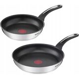 Tefal Emotıon Tava Seti, 2'Li Set, 24/28 Cm Çapında Tavalar, Yapışmaz Kaplama, Fırına Dayanıklı, İndüksiyon, Kızartma Tavası