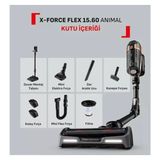 Tefal En Güçlü 230 Air Watt Emiş Gücü Bükülebilir Flex Gövde Animal Kit Başlıklı Şarjlı Dikey Süpürge X-Force Flex 15.60 Ty99f1