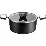 Tefal Excellence+ Derin 9x Tencere 20CM Ind - Siyah - 20 cm