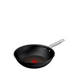 Tefal Experience Fusion Core 9x Titanyum Wok Tava 28 Cm - Siyah