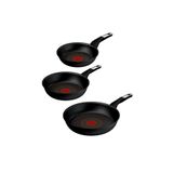 TEFAL Explore Fusion Core 9X 3'lü Tava Seti - 20/24/28 Cm
