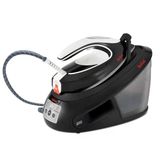 Tefal Express Antı-Calc Buharlı Ütü İstasyonu, Çıkarılabilir Kireç Toplayıcı, 450 G/Dak. Şok Buhar, Güçlü 6,5 Bar Basınç, Smart Temp Teknolojisi, Eco Modu, 1,8 L Su Deposu, Siyah/Beyaz, Sv8055