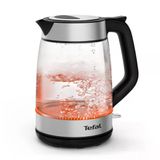 Tefal Express Cam Su Isıtıcısı, Elektrikli, Hızlı Kaynatma, Otomatik Kapanma, Aydınlatma, Geniş Açılma, Kolay Temizleme, Çıkarılabilir Ve Yıkanabilir Kireç Filtresi, Siyah/Gümüş, Kı6a58e0