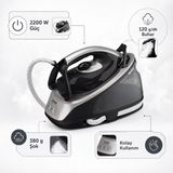 Tefal Express Easy Buhar Kazanlı Ütü | 6,5 Bar, 2200 W, 380 G Şok Buhar, Express Glide Taban, 1,7 L Hazne, Siyah