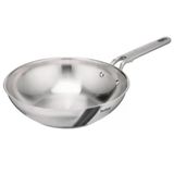 Tefal Extreme Paslanmaz Çelik Wok Tava 28 Cm, Kaplamasız, İndüksiyona Uygun, 18/10 Paslanmaz Çelik, Derin Şekilli, 250°C'ye Kadar Fırında Gü
