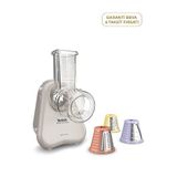 Tefal Fresh Express Rende Doğrayıcı - Açık Gri