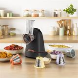 Tefal Fresh Express Twist 150 Watt 5 Fonksiyonlu Doğrayıcı Rende 5 Başlıklı - Siyah