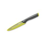 Tefal Fresh Kitchen Çok Amaçlı Bıçak 12 cm + kılıf, mutfak bıçağı, yumuşak dokunuşlu, konforlu, paslanmaz çelik bıçaklar, güvenlik koruması