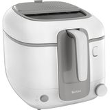 Tefal Fritöz Super Uno Access, Kapasite 2,2 L, Bulaşık Makinesinde Yıkanabilir Parçalar, Koku Filtresi, Çıkarılabilir Kap, Beyaz/Gri, Fr3100