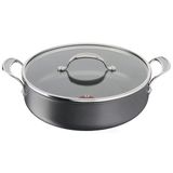 Tefal H9129943 Düz Tava, 30 Cm, Jamie Oliver, Sert Eloksal, Alüminyum, 5,4 Litre, Siyah