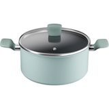 Tefal Halo Okaliptus Derin Tencere- 24 cm - Siyah