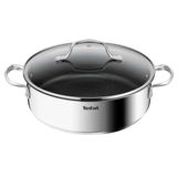 Tefal Infınıte H8157125 Sote Tavası 26 Cm, Cam Kapaklı, Tava, Yapışmaz Kaplama, Fırına Dayanıklı, İndüksiyon, Kızartma Tavası