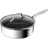 Tefal Infınıte Sote Tavası, 24 Cm Çapında Cam Kapaklı, Tava, Yapışmaz Kaplama, Termal Sinyal, Bulaşık Makinesinde Yıkanabilir, İndüksiyon